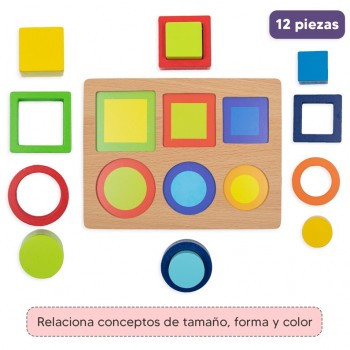 Encajable de figuras geométricas 2