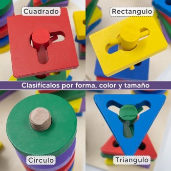 Móvil geométrico (4 dificultades) 2