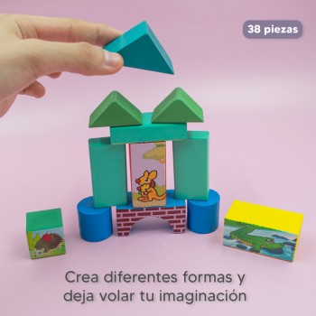 Legos de construcción x 38 piezas 2