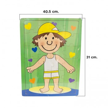 Rompecabezas de niño con pijama (24 piezas) 2