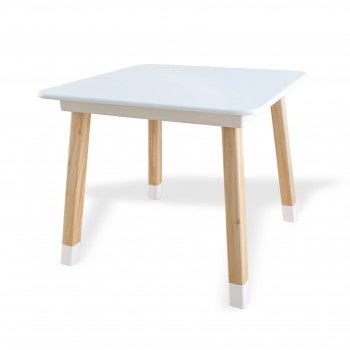 Mesa de conejo (60 x 60 cm.)
 Color-Blanco