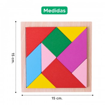 Tangram en madera 2