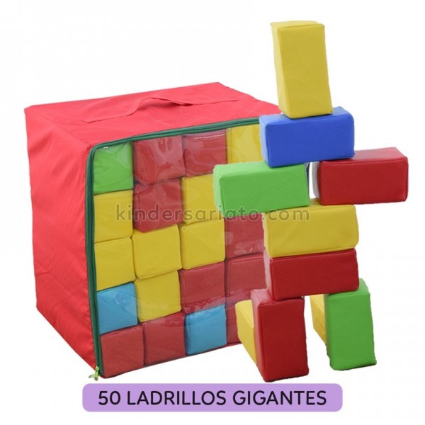 Legos Ladrillos x 50 piezas (Gigantes)
