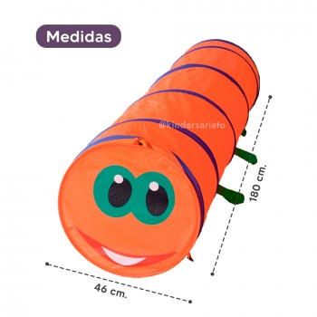 Túnel de gateo Gusano naranja 2