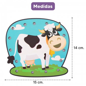 Plantillas de animales para enhebrar y coser (6 piezas) 2