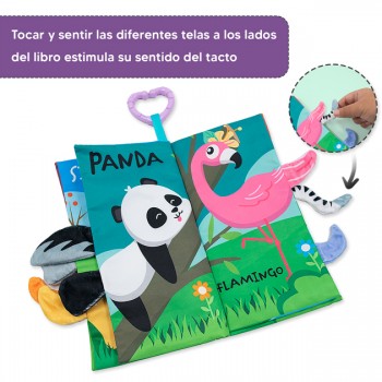 Libro suave Animales de la Selva (Tela) 2