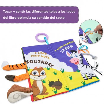 Libro suave Animales forestales (Tela) 2