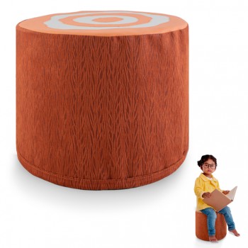 Pouffe tronco de árbol (large) - Asiento acolchado
