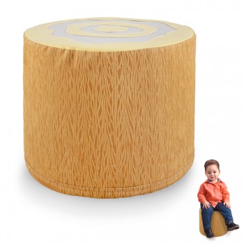 Pouffe tronco de árbol (medium) - Asiento acolchado