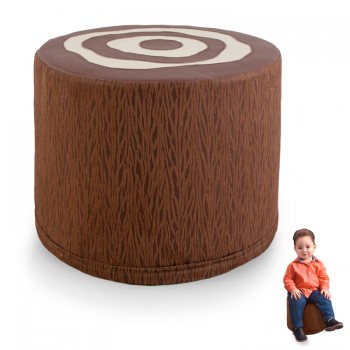 Pouffe tronco de árbol (small) - Asiento acolchado