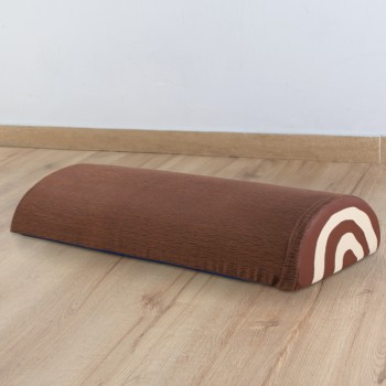 Pouffe medio tronco de arbol - Sillón, asiento acolchado 2