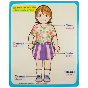 Encajable mi cuerpo vestido - niña