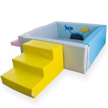 Kit piscina con peces + 2 piezas (110 x 110)