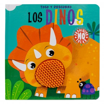Libro toco y descubro - Los Dinos