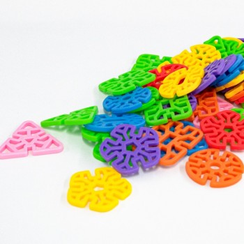 Lego figuras geométricas ranuradas (56 piezas)