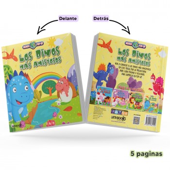 Libro Pop-up - Los dinos mas amistosos 2