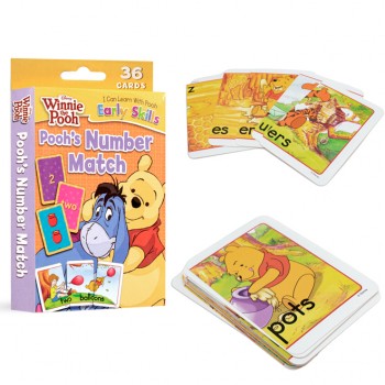 Flashcards numeros y cantidades - Winnie the Pooh