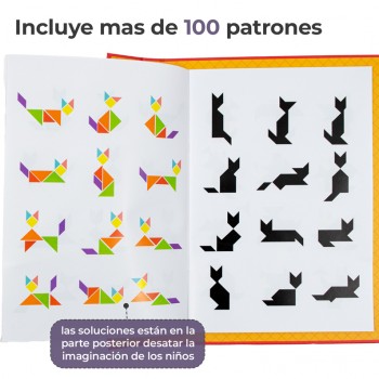 Tangram en madera + libro 2