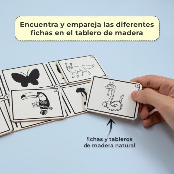 Lotería didáctica - Sombra percepción de forma 2