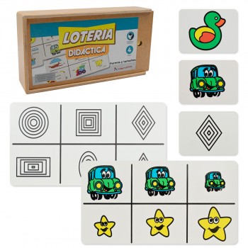 Lotería didáctica - Formas y tamaños