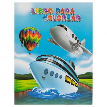 Libro para colorear - Medios de transporte