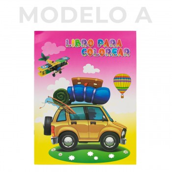 Libro para colorear - Medios de transporte 2