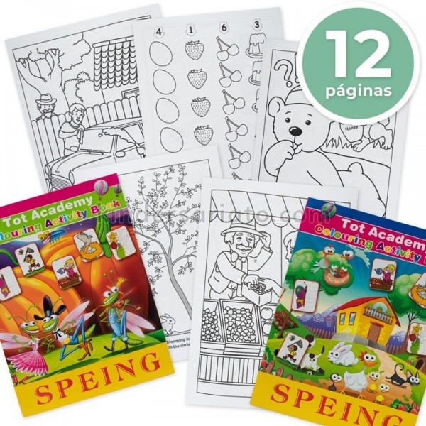 Libro para colorear de animales para niños de 9 a 12 años: Libro