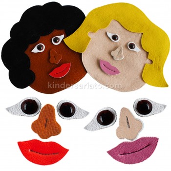 Carita de Razas - Pack de 2 caritas