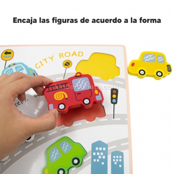 Encajable alto relieve - Carros 2
