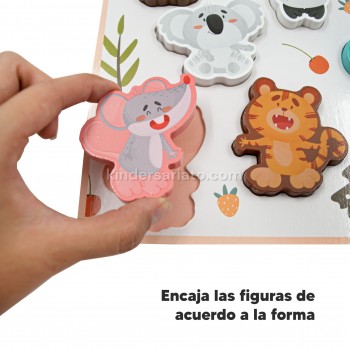 Encajable alto relieve - Animales 2
