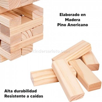Jenga gigante x 51 piezas 2