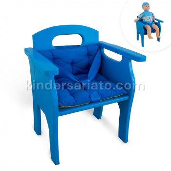 Silla de madera para bebes - Con agarraderas