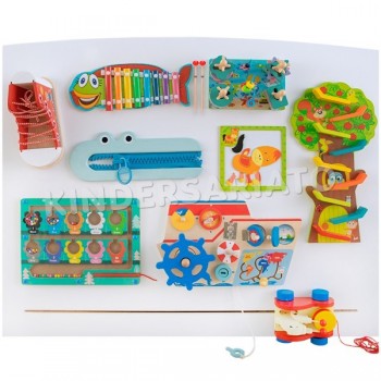 Montessori Panel sensorial  (86 x 68) - Busy board