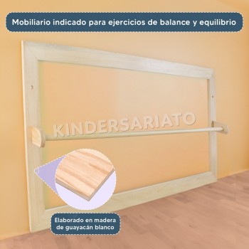 Marco espejo para caminantes Montessori (sin espejo) 2