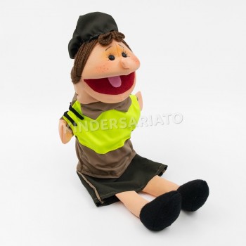 Títere de policía mujer 2