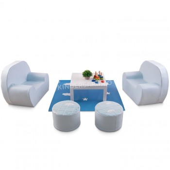 Rincón de lectura x6 piezas (Azul)