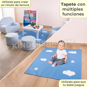 Tapete con diseño de nube y estrella 2