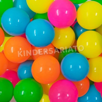 Paquete 100 pelotas - colores brillantes 5.5 cm diámetro