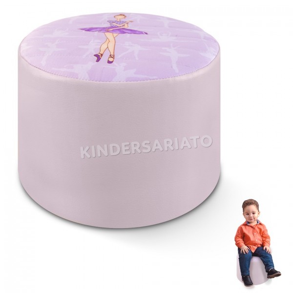 Pouffe de princesa - Asiento acolchado