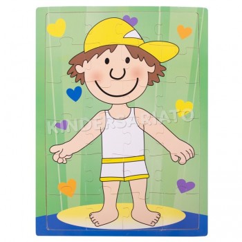 Rompecabezas de niño con pijama (24 piezas)