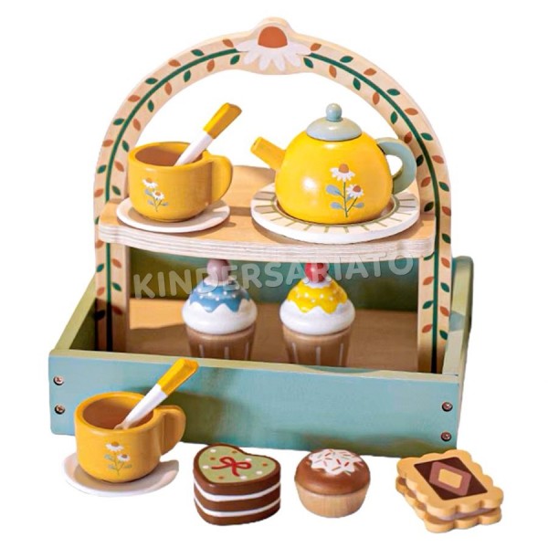 Set de cupcakes y té - 14 piezas