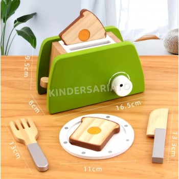 Tostadora de madera - 6 piezas 2