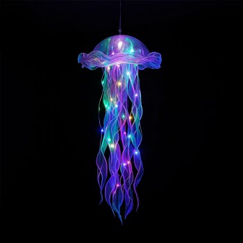Pack de 3 Medusas luminosas - colgantes LED 2