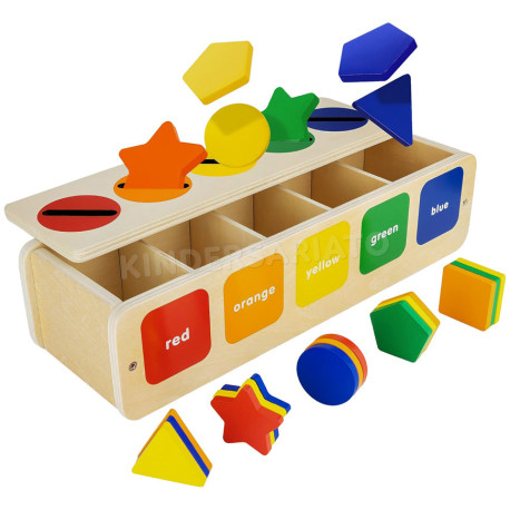 Montessori Caja de Clasificación de Colores