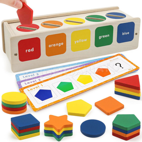 Montessori Caja de Clasificación de Colores