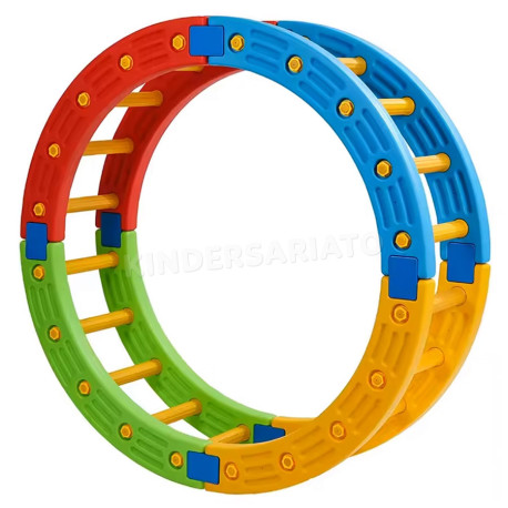 Montessori Arco de escalada - Rueda de equilibrio