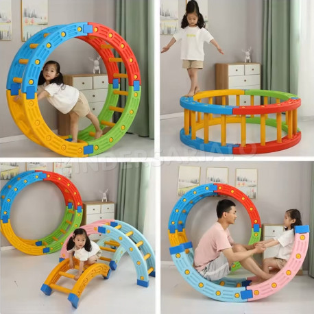 Montessori Arco de escalada - Rueda de equilibrio