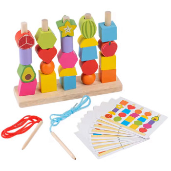 Columnas de Cuentas y Enhebrado Montessori