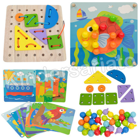 Puzzle Mosaico Botones - tarjetas