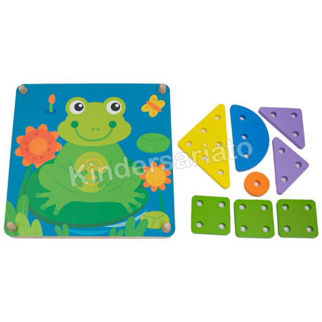 Puzzle Mosaico Botones - tarjetas